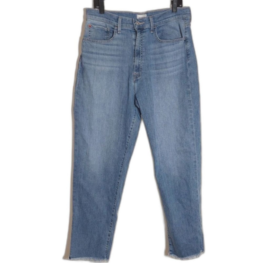 EUC Hudson Women's High Rise Straight Frayed Hem Ankle Jeans StellaSize 31 - Picture 4 of 12